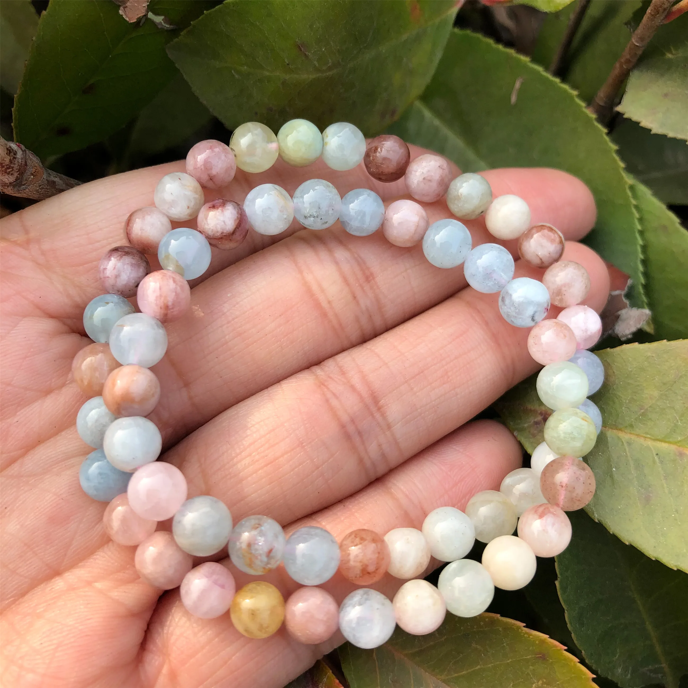 Bracelet Morganite - Protection/Amour | Vital Shop