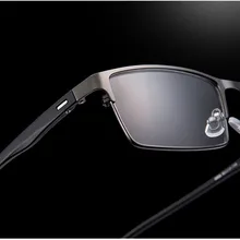 Оправа для очков, мужские очки, умник, компьютер, прочные, мужские очки, металлическая оправа, половинная оправа, дизайнерские прозрачные линзы, оправа для очков