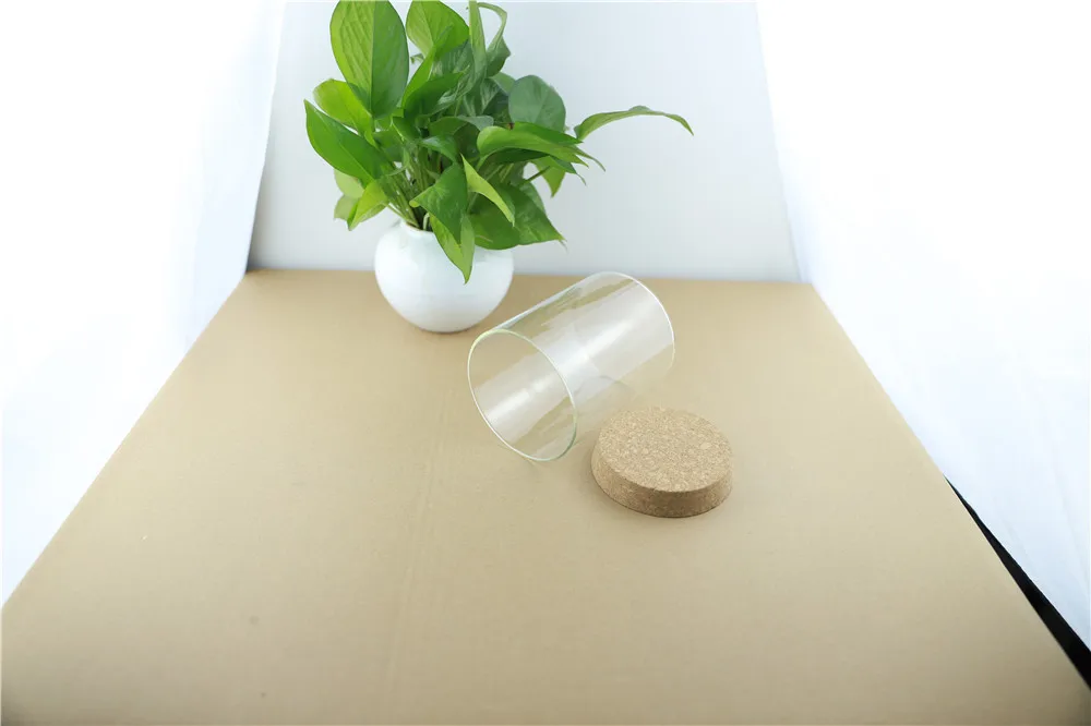 100-120mm 4pcs 750ml Cork Kitchen Storage Large Glass Bottle Food Jar Container Transparent Empty Spice Nuts Storage Jars (7)