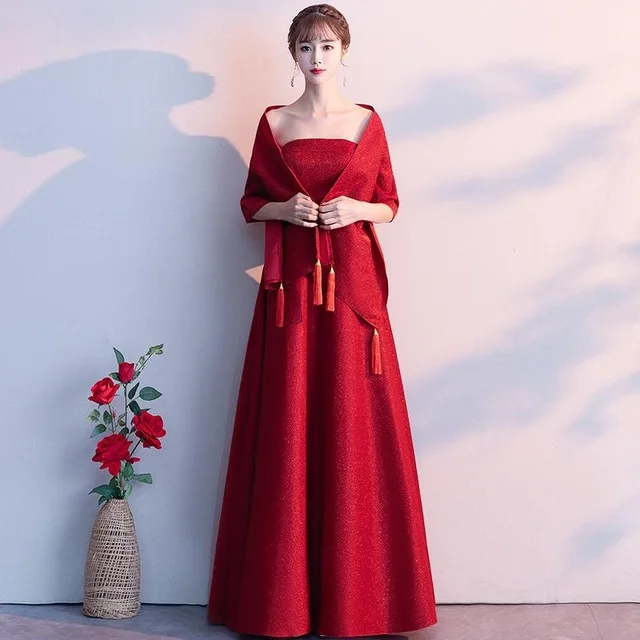 2019-New-Women-Evening-Party-Dress-Solid-Red-Scarf-Wedding-Marriage-Dressing-Gown-Large-Size-XXXL.jpg_640x640
