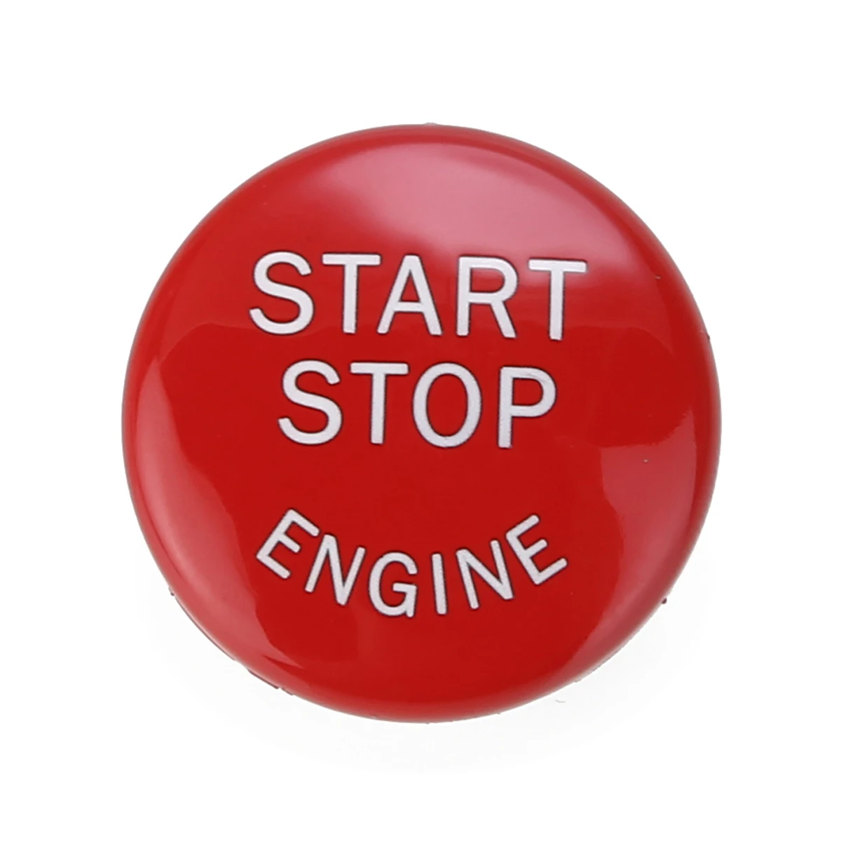 1PC Auto Start Stop Engine Button Red Cover Switch Decorative Decal Universal For BMW X1 E84 10-15 E90 E91 E92 E93 05-11