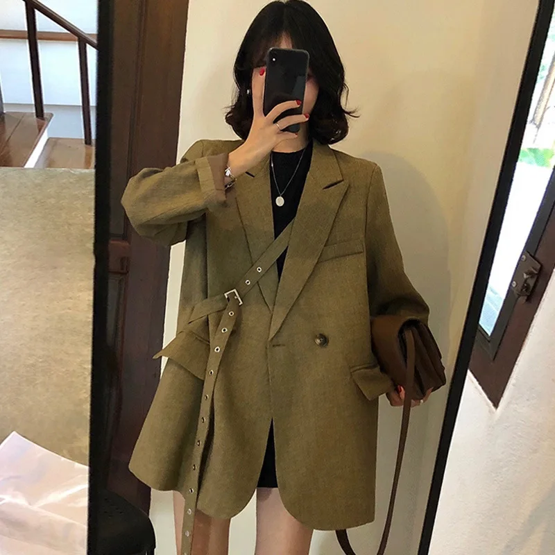 

Small suit jacket women's age reduction small Korean loose top autumn women