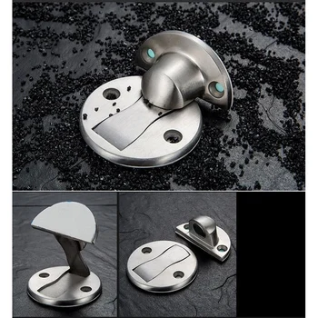 

Upgrade Magnet Door Stops Stainless Steel Door Stopper Magnetic Door Holder Toilet Glass Door Hidden Doorstop Furniture Hardware