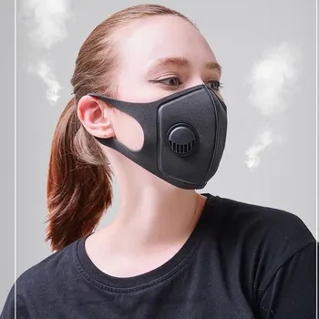 

Pollution Mask Anti Air Dust And Smoke Pollution Mask With Adjustable Straps And A Washable Respirator Mask