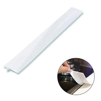 

1Pcs Kitchen Silicone Stove Counter Gap Cover Easy Clean Heat-resistant Gap Filler Seals Spills Tools