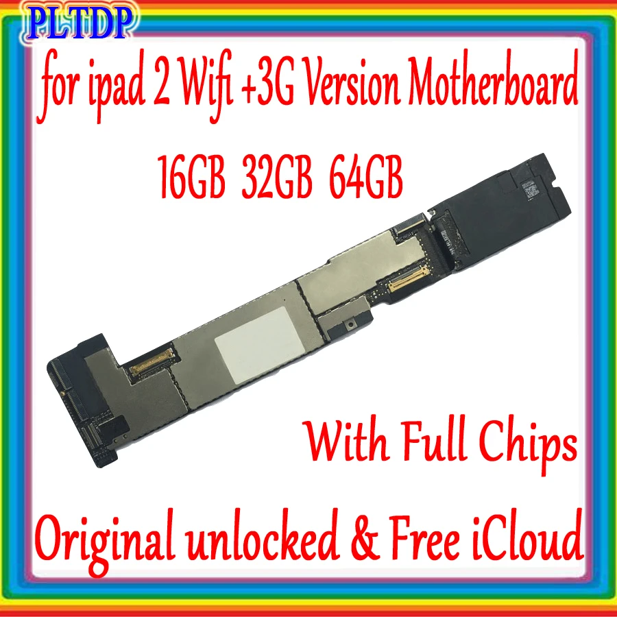 Версия Wi Fi/Рабочая версия для ipad 2 материнская плата с полными чипами