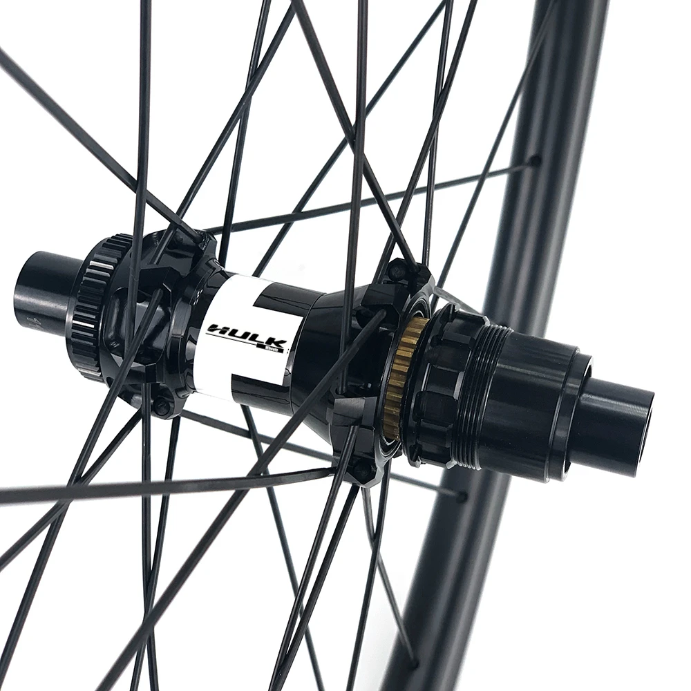 HULKWHEELS BWA Road Disc Carbon Wheelset 700c 40mm50mm Depth Bicycle Rim Center Lock 24/24 Hole For Cyclocross Cycling Wheels