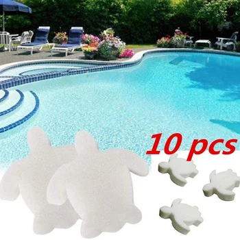

Retail 10Pcs Oil Absorbing Sponge Reusable Swimming Pool Filter Grime Scum Cleaning Tools for Hot Tub and Swimming Pool