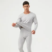 Пижамы кальсоны для мужчин и женщин теплое термобелье 2 шт./компл. одежда унисекс зима плюс размер L-3XL костюм для защиты от пониженных температур