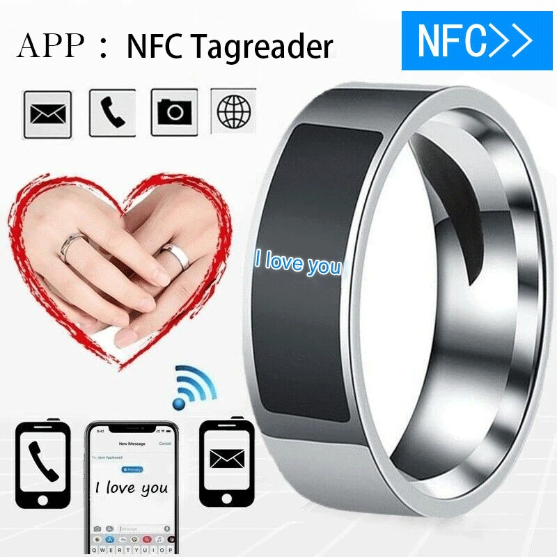 

Waterproof NFC Smart Ring Multifunctional Intelligent Wear Finger Digital Rings for Android Phone Equipment Rings