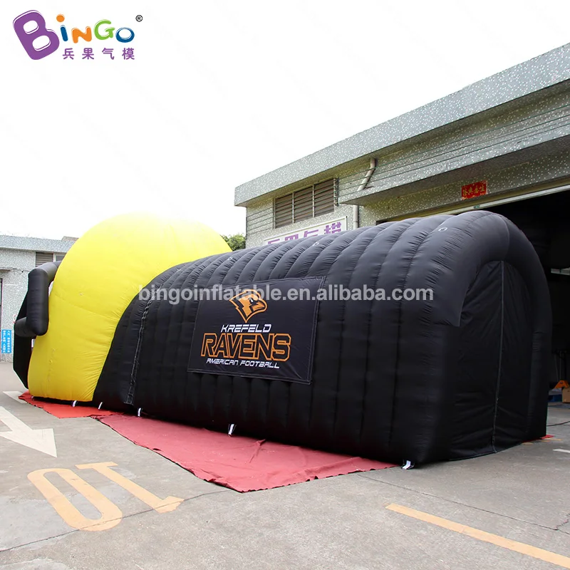 Тип шлема 11x5x4,5 mH надувная желто-черная туннельная палатка Наполненная воздухом дорожка для шлема надувная Спортивная туннельная Игрушка палатки