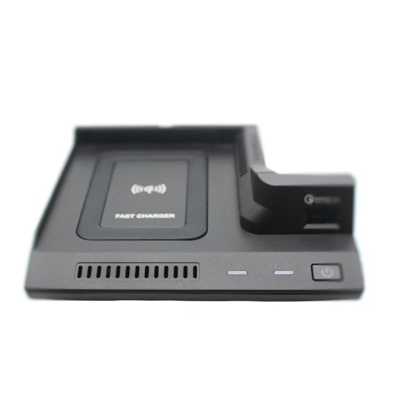 Car charging for Mercedes-Benz W205 C43 C63 AMG GLC 43 GLC63 X253 C-Class GLC mobile phone fast QI wireless charging pad