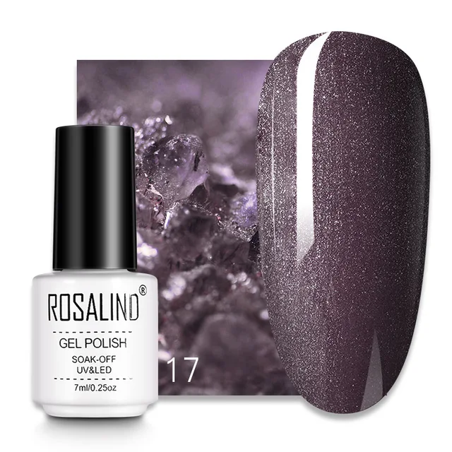 ROSALIND 7ML Nail Gel Polish Hybrid Varnishes All For Manicure Nails Art Base Top Coat UV Lamp Vernis Semi Permanent Varnishes RC17