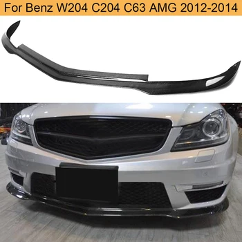 

For W204 C63 Carbon Fiber Car Bumper Front Lip Spoiler for Mercedes Benz W204 C63 AMG 2012 2013 2014 Front Lip Spoiler Splitters