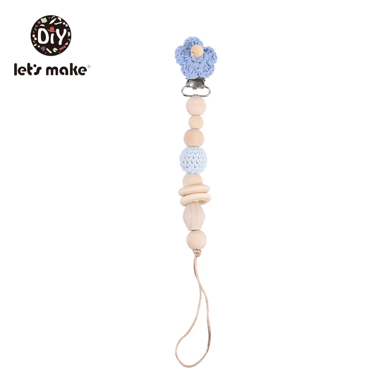 Let's Make Baby Paicifer Clips 1 шт. персонализированные Прорезыватели для зубов Соска-пустышка с безопасной тканой соской держатель цепи для Соска-игрушка - Цвет: type10