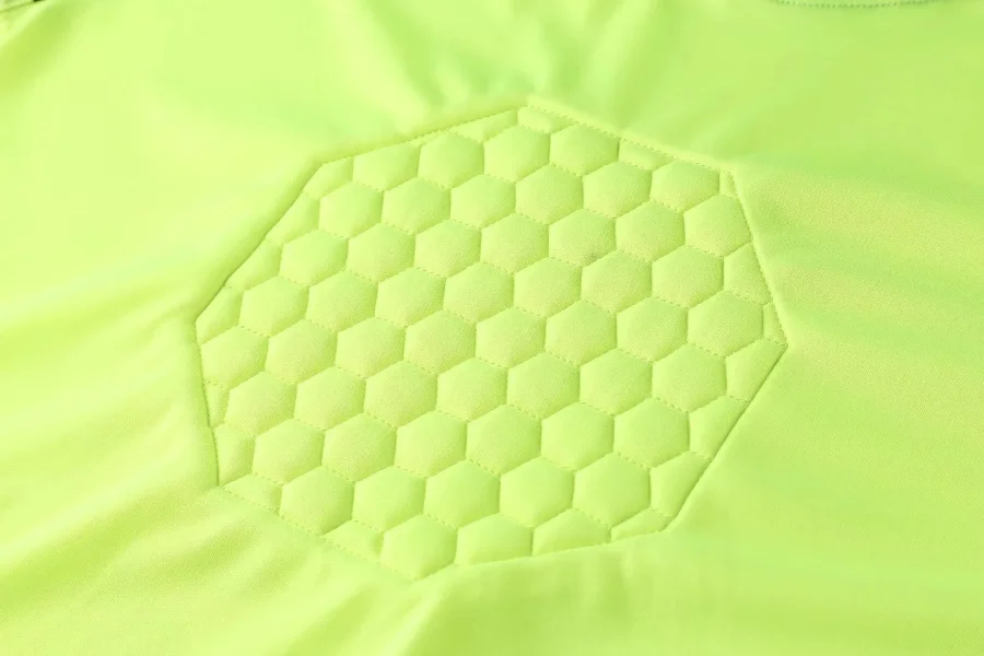 Men Kids Soccer Goalkeeper Uniform Protective Sponge Long Sleeve Training Football Goalkeeper Soccer Jersey Top and Pants