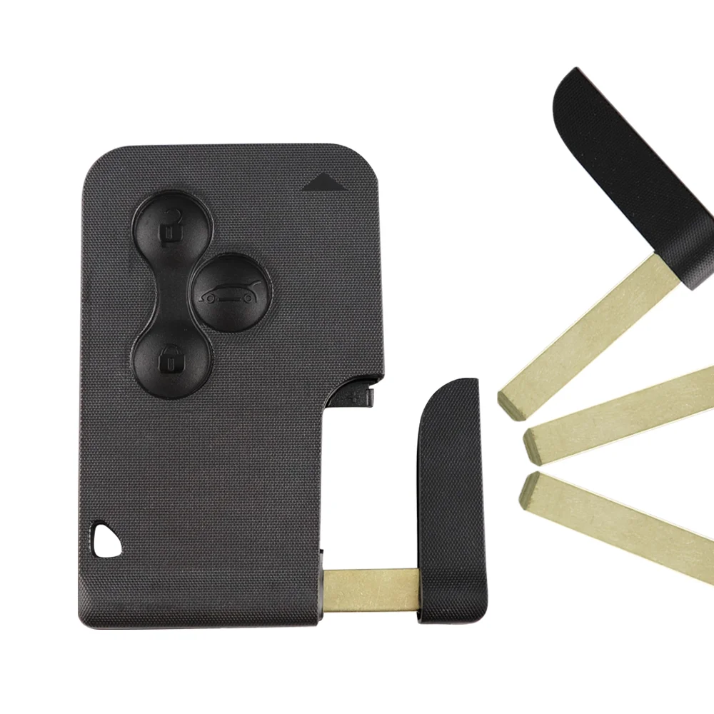 KeyforkessCar Key Fob Shell con chiave piccola 3 pulsanti Smart Card per Renault Clio Logan Megane 2 3 Koleos Scenic Card Case 14 KeyforkessCar Key Fob Shell con chiave piccola 3 pulsanti Smart Card per Renault Clio Logan Megane 2 3 Koleos Scenic Card Case - Hc654494ace3e4651a04a4ffd7d25e516g