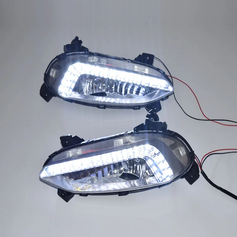 

Suitable for 14-Beijing Modern Ix45 for Daytime Running Lamp New Shengda Ix45 Daytime Running Lamp LED Fog Lamp Assembly