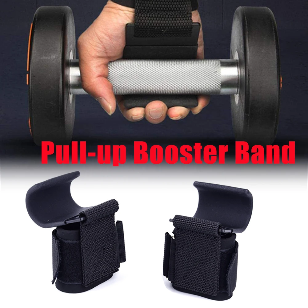 

Pull-up Booster Band Wide-Edge Bracers Anti-slip weightlifting Wrist Strap Weight Lifting Hooks Weightlifting Wrist Straps Heavy