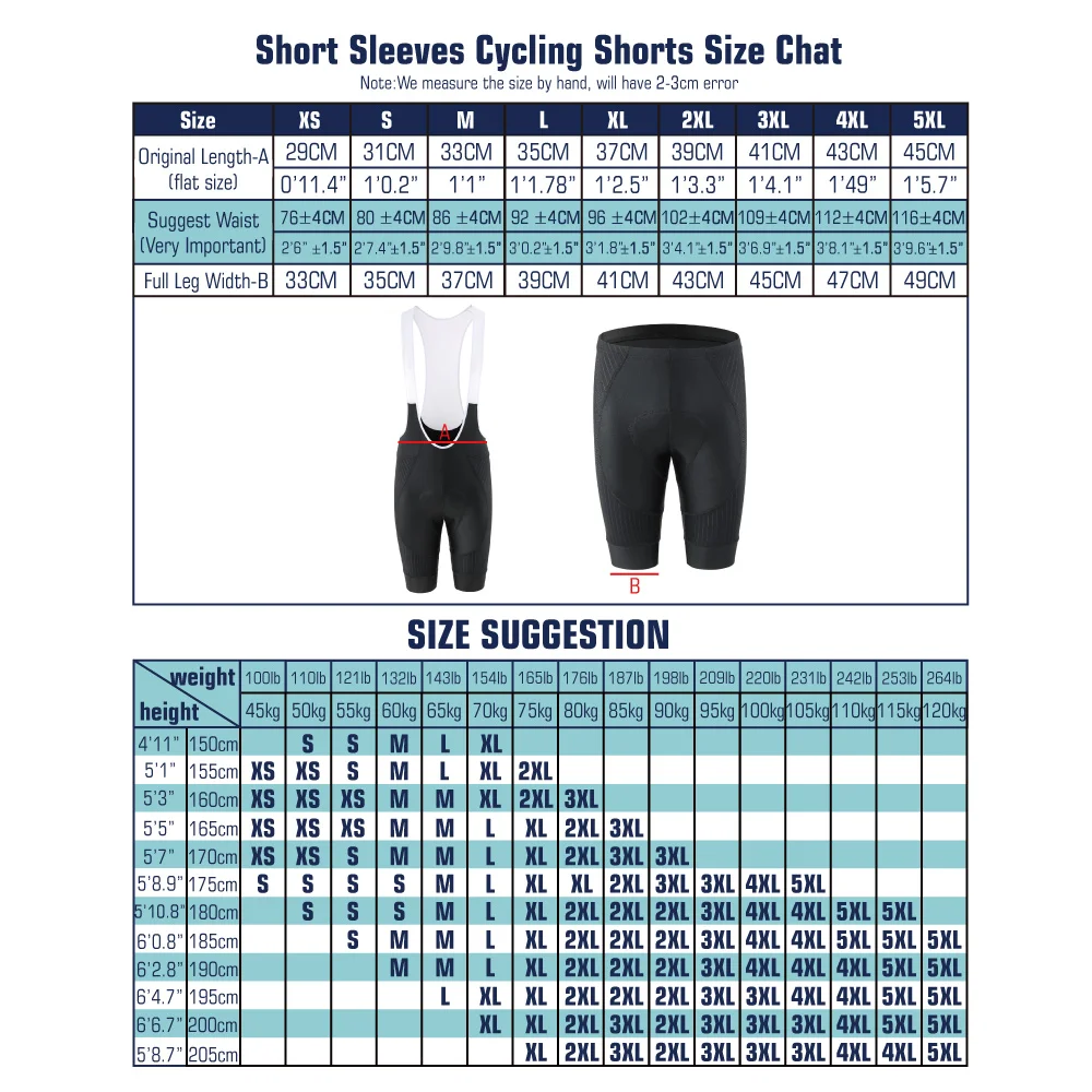 Cycling Bib Shorts Men Shockproof 5D Gel Pad Reflective MTB Lycra Bicycle Tights Knicker cycling bib shorts cycling shorts cycling pants