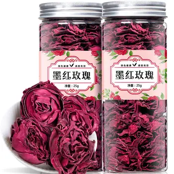 

2020 Yunnan Mo Hong Mei Gui Ink Red Rose Flower Tea Double Rose Crown for Beauty and Clear Heat