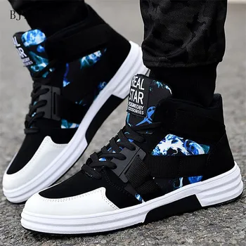 

BJYL 2019 Spring Autumn Shoes Men Sneakers Men Hip Hop Shoes Men High Top Shoes Men Casual Shoes Male B301