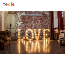 *#Best Price Yeele Love Light Decoration Brick Wall Wood Floor Valentine Photo Backdrops Customized Photographic Backgrounds For Photo Studio *#Best Price Yeele Love Light Decoration Brick Wall Wood Floor Valentine Photo Backdrops Customized Photographic Backgrounds For Photo Studio