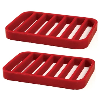 

2-Pack Rectangular Kitchen Silicone Mat Turkey Grill Mat Microwave Baking Mat Food Grade Silicone Mat