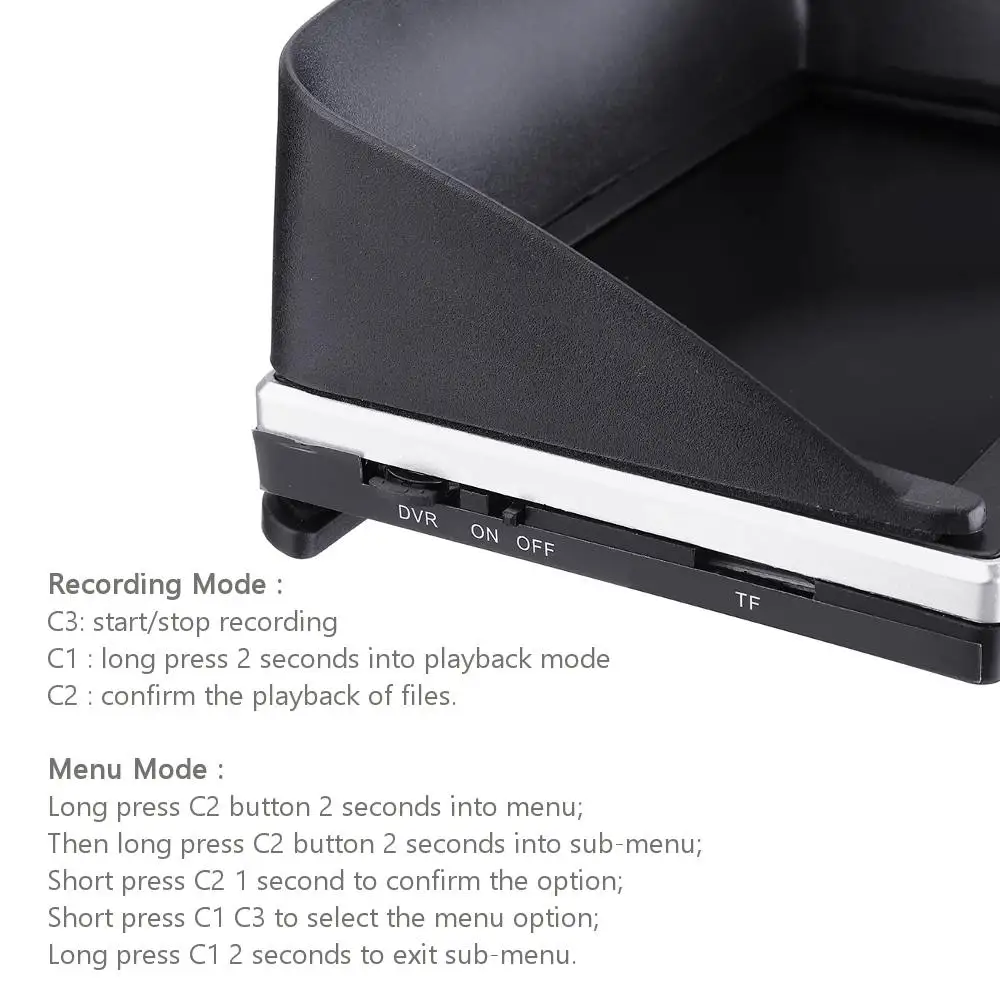 Eachine D-moni5 5,8 ГГц 72CH 5 дюймов 800*480 16:9 Мини FPV монитор DVR встроенный аккумулятор для RC Дрон FPV гоночный Дрон аксессуары