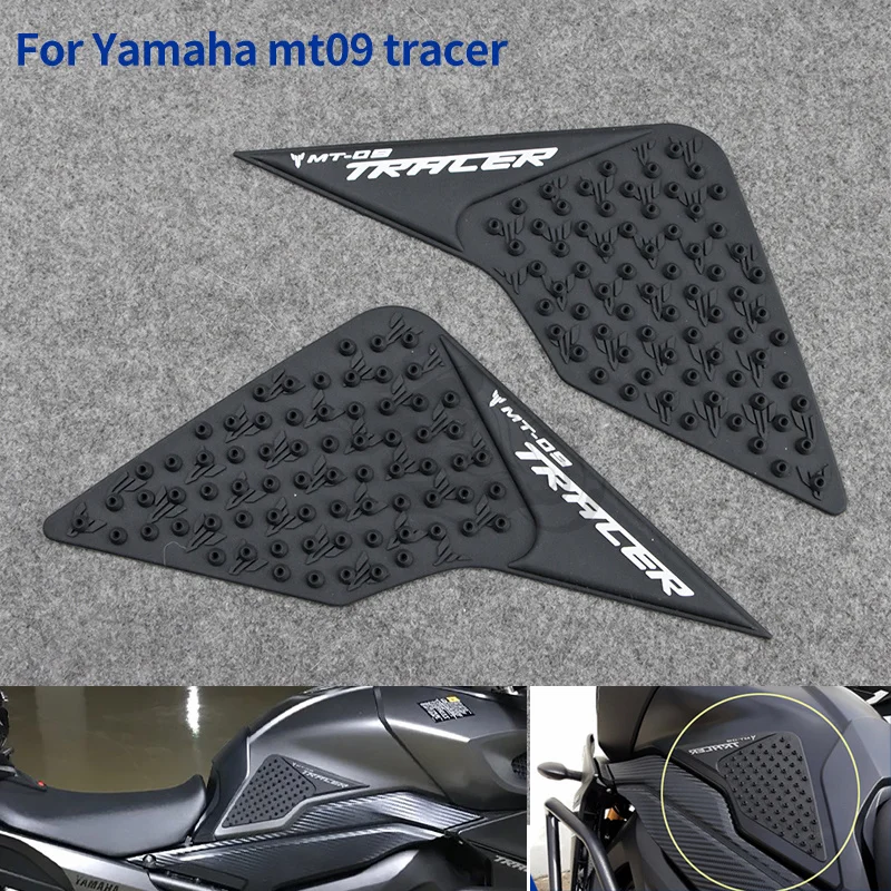 ZYSM Motorfiets Antislip Zijbrandstoftankstickers Waterdichte Sticker