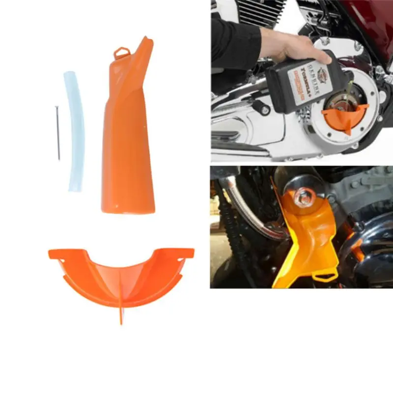 1Set Oil Filter Funnel Cover Primary Case Oil Fill Funnel For Herlay Touring Road King Sportster 883 1200 XL XR Softail Dyna 1Set Oil Filter Funnel Cover Primary Case Oil Fill Funnel For Herlay Touring Road King Sportster 883 1200 XL XR Softail Dyna