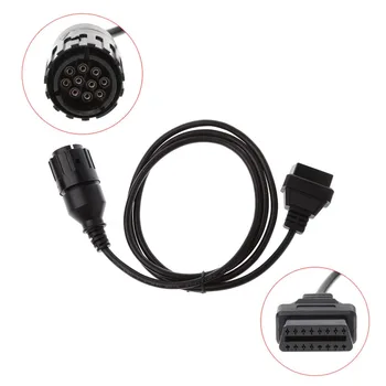 

Hot Hot 1 Pc 10Pin To 16Pin OBD2 Diagnostic Cable Adapter For BMW ICOM D Motorcycles