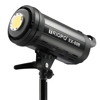

Triopo LED Video Light EX-60W 5600K White Version Video Light Continuous Light Bowens Mount for Studio Video Recording VS SL-60W