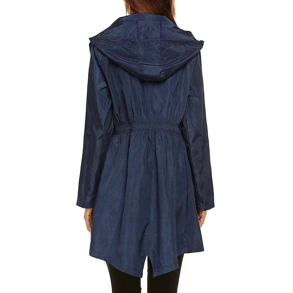 Уличная ветровка, длинное пальто, женская тонкая верхняя одежда, повседневная Осенняя походная куртка, Женское зимнее пальто с капюшоном Casaco 5XL
