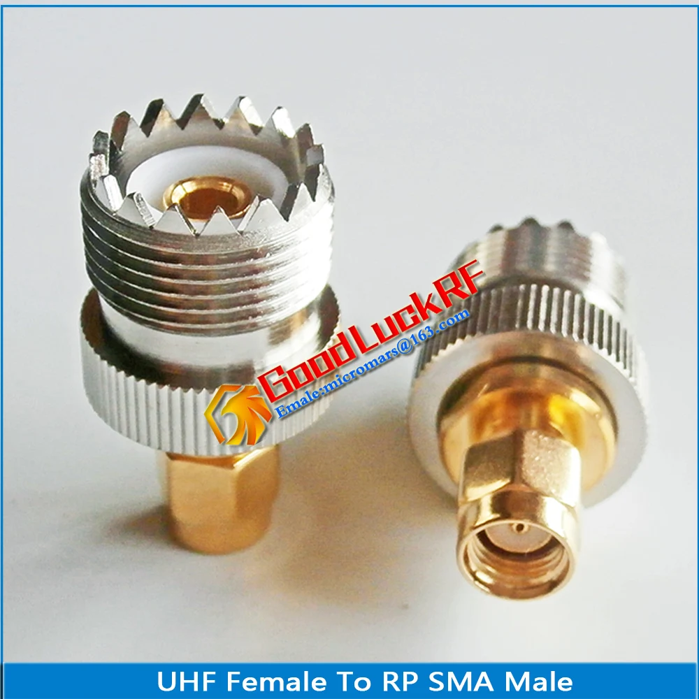 UHF PL259 SO239 To RP SMA Connector Coax Socket Female Male Plug - Brass Straight RF Coaxial Adapters | Обустройство дома