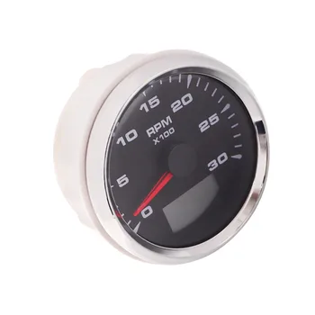 

Marine Car Tachometer with LED 7 Colors Backlight Waterproof 8000 /3000 / 4000 RPM Tachometer Gauge for 12~24V