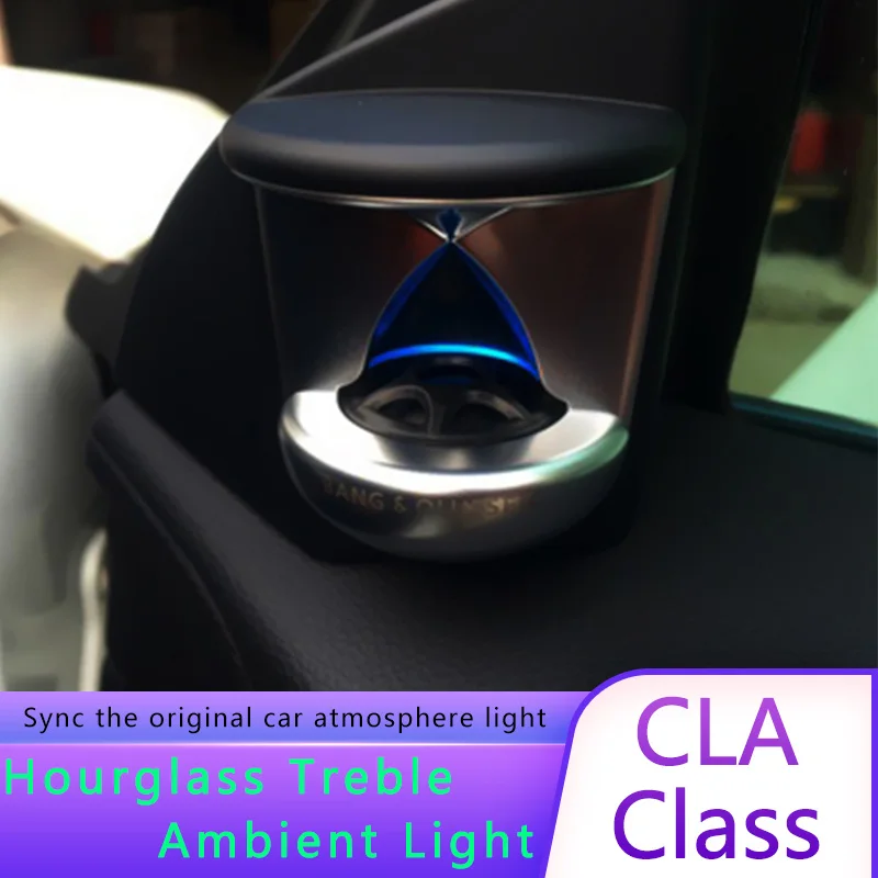 

For Mercedes CLA class W117 year 2015+ 3D LED tweeter interior car accessories 12 colours 3D speaker sound Audio Speaker