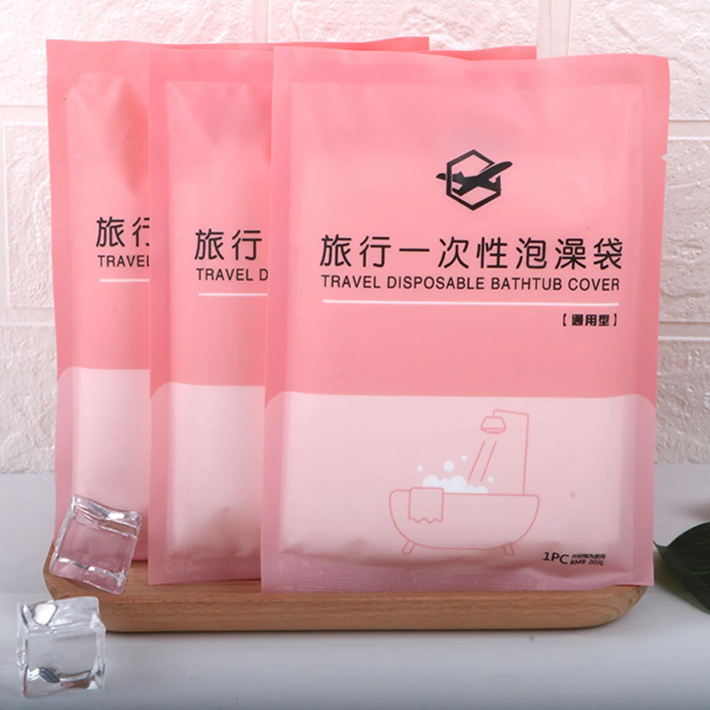 10pcs Transparent Travel Spa Thickened Disposable Accessories Salon Bathing Cover Folding Plastic Hotel Household Portable