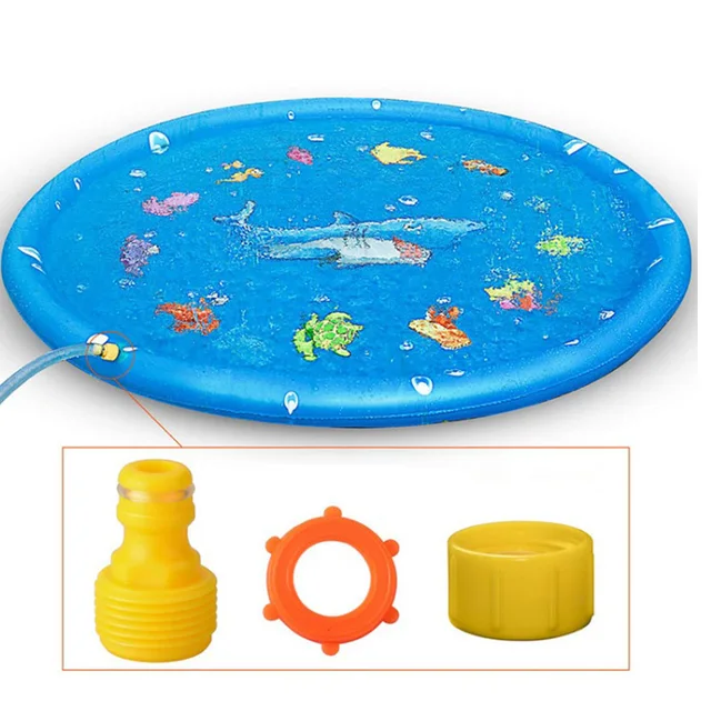 $US $9.89  Water Mat Children'S Outdoor Play Water Games Beach Mat Lawn Inflatable Sprinkler Cushion Toys Cush