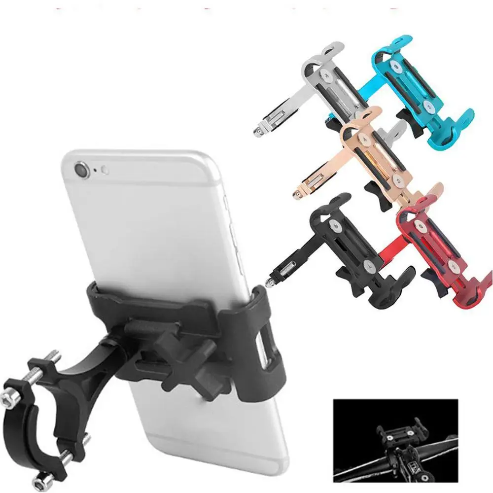 

Aluminum Alloy Bicycle Phone Holder Anti-shake Mobile Phone & GPS Navigation Racks MTB Bike Phone Holder 40DC25
