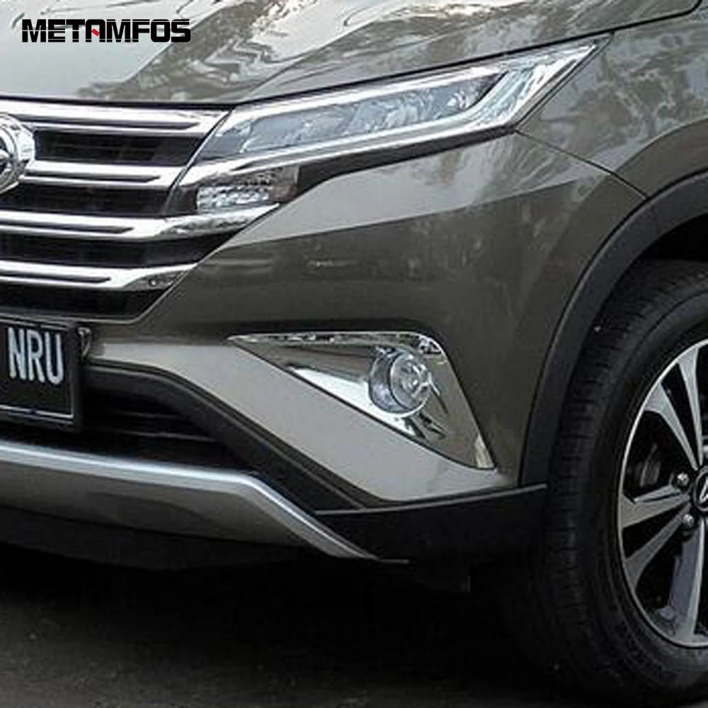 

For Toyota Rush 2018 2019 2020 ABS Chrome Front Fog Light Lamp Cover Trim Exterior Accessories Decoration Frame Car Styling Part