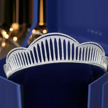 Королевские тиары невесты кристаллы короны свадебные аксессуары для волос