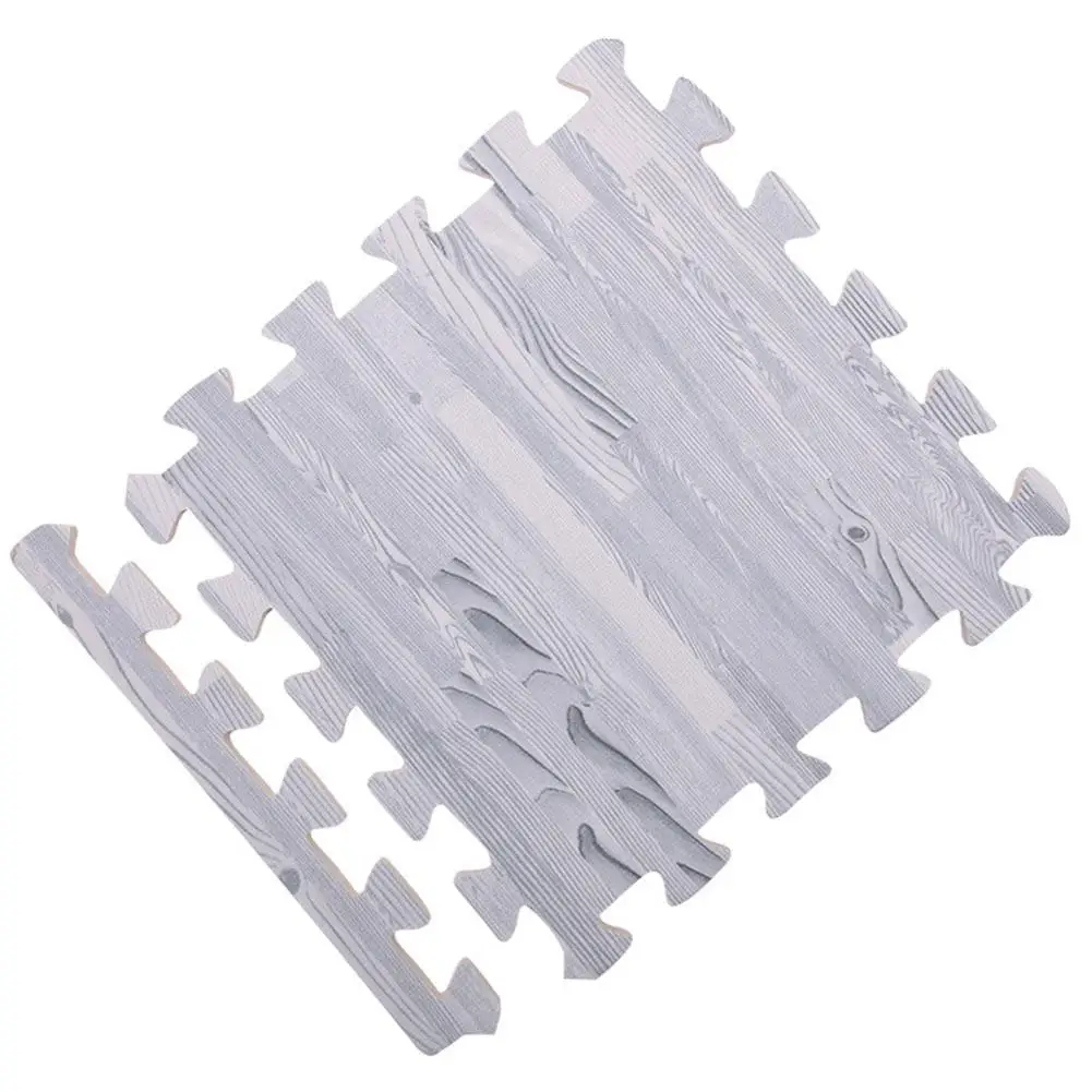 Grey Нет 30x30x1 см Детские Разделение совместных Коврик-пазл древесины играть Ползучая восхождение игровой коврик-6 шт./компл - Цвет: Grey