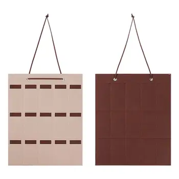 

European Simple Fashion 15 Slot Practical Portable Sunglasses Holder Storage Organized Hanging Bag