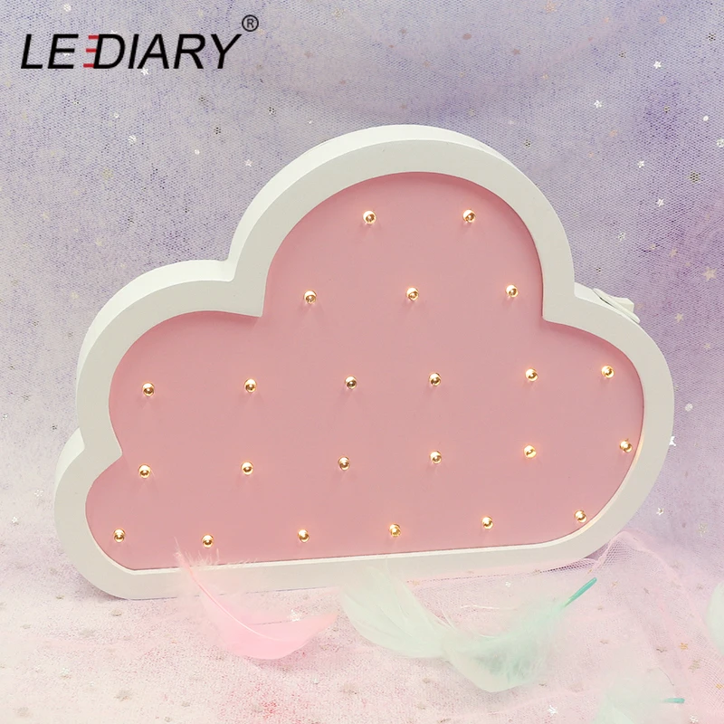Деревянные ночники LEDIARY в виде животных единорога кролик облако Эйфелева башня