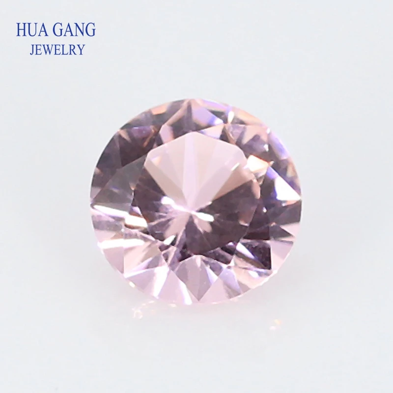

Morgan Nano Pink Stone Round Brilliant Cut Synthetic Gems For Jewelry 2.0~10.0mm Free Shipping