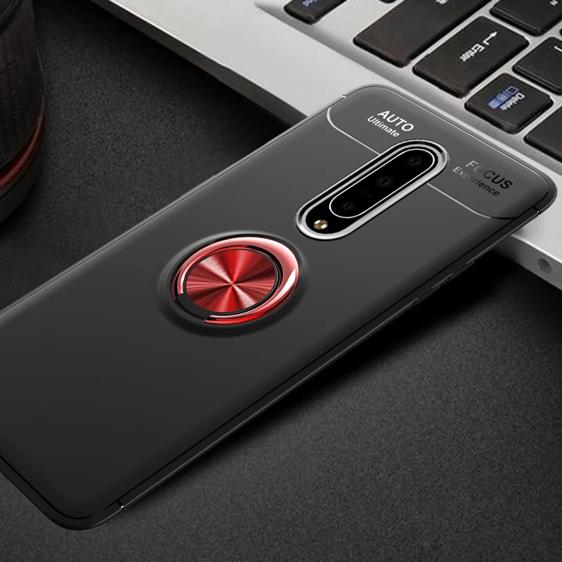 Чехол для OnePlus 7 Pro магнитный автомобильный держатель из углеродного волокна 6 6T