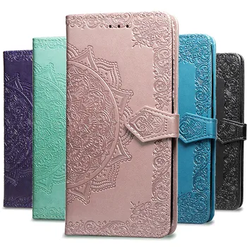 

Mandala Leather Case For Xiaomi Redmi 8 7A 6 6A 5 Plus 4A Note 8T 5A 4 4X 5 6 7 8 Pro 3S Go Mi A3 A1 A2 Lite Redmi 8A Flip Cover