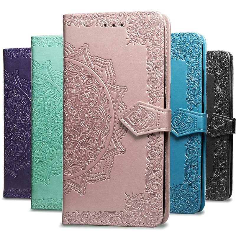 Кожаный чехол Мандала для Xiaomi Redmi 8 7A 6 6A 5 Plus 4A Note 9S 8T 5A 4 4X 7 9 Pro 3S Go Mi A3 8A с откидной