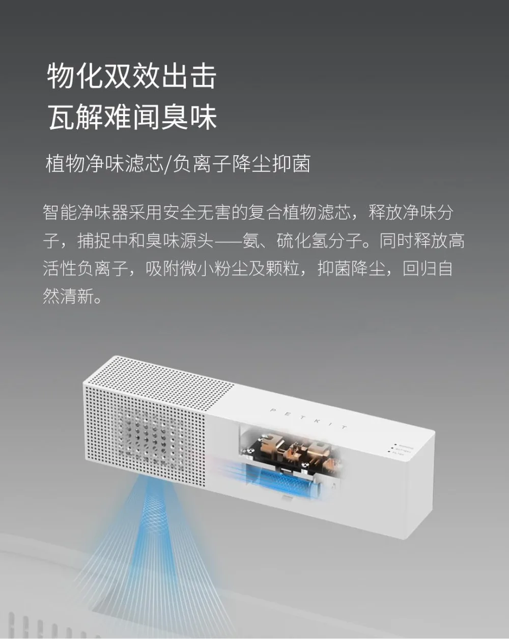 Xiaomi PETKIT Pet Inductive deodorant Cats  (12)